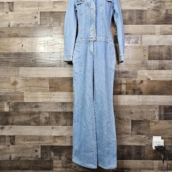 Host PICK ๐๐ STELLA MCCARTNEY Kathy faded denim jumpsuit | 40 - Picture 5 of 16